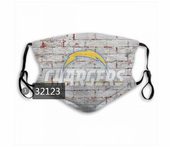NFL 2020 Los Angeles Chargers #46 Dust mask with filter
